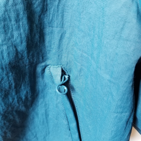 Samuel Dong Dupioni Crop Jacket Teal M - Picture 6 of 12